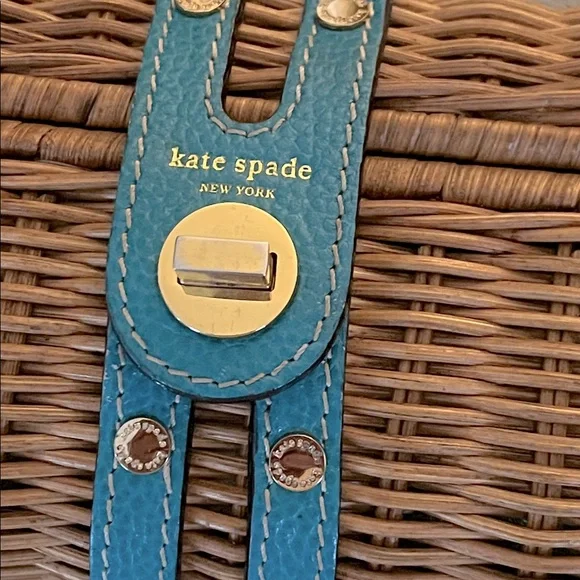 Kate Spade Wicker and Leather Clutch - Picture 2 of 15